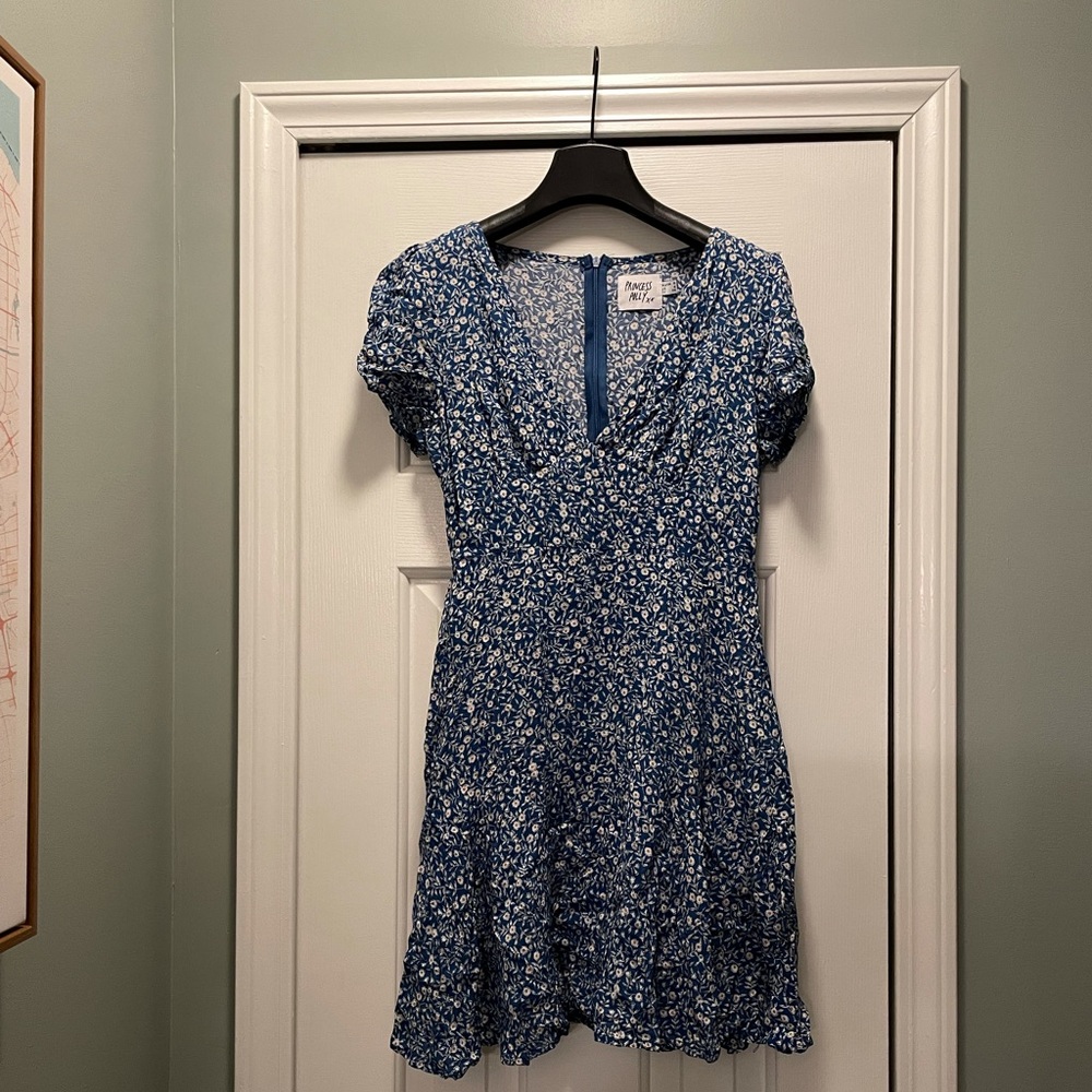 Prince Polly blue floral dress